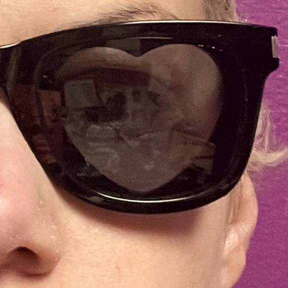 YSL HEART WAYFARER SUNGLASSES - Picture 2 of 12